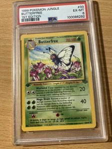 PSA 6 butterfree 1st edition 1999 jungle Pokemon - Foto 1 di 2