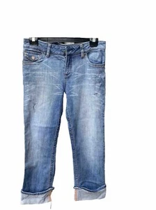 Ladies Cropped Three Quarter Capri Pants Trouser Jeans Size 10 Was £35 - Picture 1 of 9