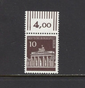Alemania Berlín 1966-70 10pf PUERTA BRANDENBURG SC 9N251 montada sin montar o nunca montada - Imagen 1 de 1