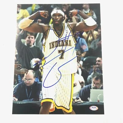 Jermaine O'Neal Signed 8x10 Photo PSA/DNA Indiana Pacers Autographed - Image 1 of 3