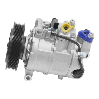 Fit 2006-2015 Audi A6 A7 Q5 S4 S5 A/C Compressor W/ Clutch 6 Groove 4F0260805AF Foto 1 de 4