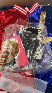 Super Hero Girl's Harley Quinn Costume,Super Villain Fancy Dress Small - Picture 1 of 2