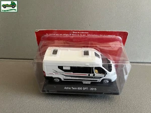 Voiture miniature Passion Camping Car Adria Twin 600 SPT 2015 Fiat au 1/43 - Foto 1 di 6
