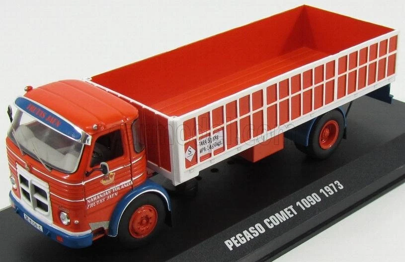 1/43 IXO-MODELS - PEGASO - COMET 1090 TRUCK CASSONATO NARANJAS YOLANDA TRU017 - Immagine 1 di 1