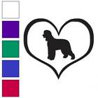 Irish Water Spaniel Dog, Vinyl Decal Sticker, Multiple Colors & Sizes #1471