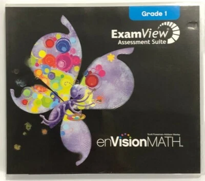 1st Grade enVision EXAMView Assessment Suite CD-ROM - Hard Case (2009, Pearson) - Image 1 of 3