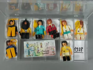 STECKIS: Freizeitsportler 1988 - Komplettsatz + 2 Var. + 1 BPZ - Bild 1 von 1