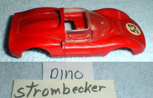 Ferrari  P-2 Red Body by Strombecker Vintage Original Slot Car#9575 Used - Picture 1 of 11