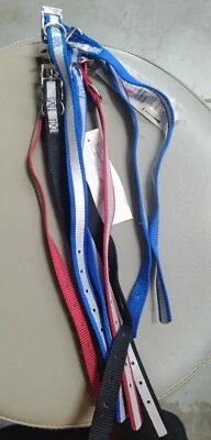 Hamilton Products Flat Nylon Dog Collar 3/8" x 12" Reflective - Lot of 9 - Image 1 of 3