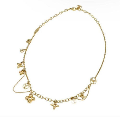 LOUIS VUITTON（LV） Louis Vuitton Collier Collana Fioritura Logo Monogramma LV Fiore M64855 Giappone
