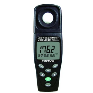 A● TENMARS TM-203 Autoranging Datalogging Light Meter Luminometer Lux Meter - Bild 1 von 5