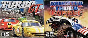 Monster Truck Rumble and Turbo GT Pc New XP 2 Fun Games - Picture 1 of 2