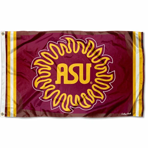 Arizona State Sun Devils Vintage Retro Throwback Large Outdoor Flag Cover