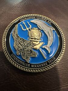 Charleston County South Carolina Sheriffs Office Tactical Diver Challenge Coin