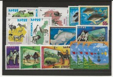 Ethiopia 1999-2001 four sets unmounted mint sg.1752-5, 1820-2, 1823-30