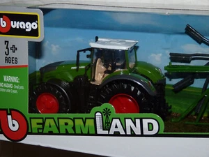 Bburago Fendt 1050 vario con hilerador como nuevo en caja sin usar, en caja escala metal diecast - Imagen 1 de 6