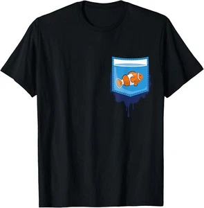 Pocket Pets: Clownfish t-Shirt Clown Fish T-Shirt Hoodie - Picture 1 of 9