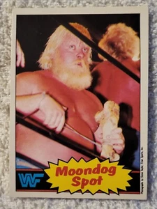 1985 O-Pee-Chee WWF Wrestling Trading Card #19 Moondog Spot - Bild 1 von 2