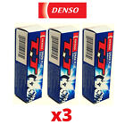 3x Denso Spark Plugs for PEUGEOT 107 1.0 05->14 CFA 384F CFB 1KR PM PN
