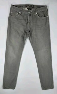 Jacob Cohen Mens Pants Size 34x36 Grey Jeans Model J688 Japanese Fabric Italy - Picture 1 of 17