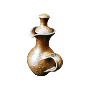 BOTTIGLIA ACETO VINTAGE TOFF MILWAY, CONDERTON, SMALTO SALE MARRONE, 12. ALTEZZA 5 CMS - Foto 1 di 4