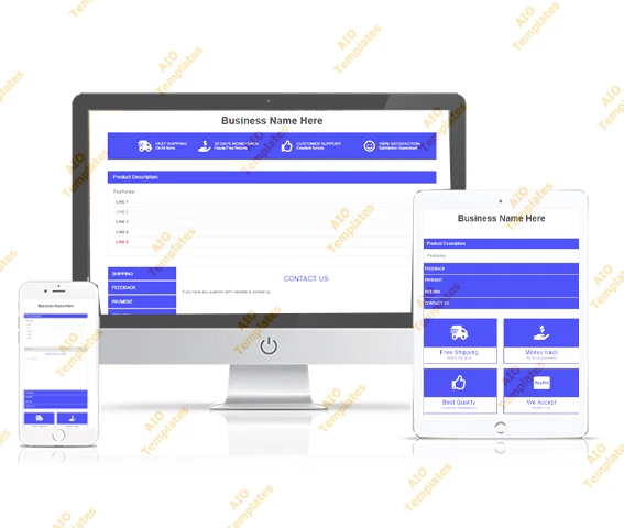 Ebay Listing Template Responsive Mobile Design Html ( UNLIMITED USE) 2024 - Image 1 of 1