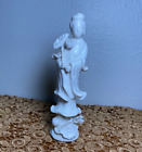 Antique Vintage 20th Century Chinese Blanc De Chine Guanyin Kwanyin Figure