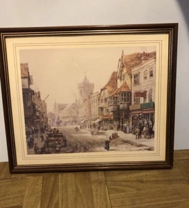 DRUCK THE HIGH STREET SALISBURY VON LOUISE RAYNER SIEHE FOTOS - Bild 1 von 5