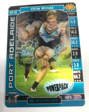 2017 AFL TEAMCOACH TRADING CARD FOOTY POWERS  3-D CARD FP13 OLLIE WINES-PORT ADE