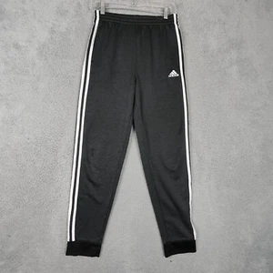 Adidas Track Pants Boys Extra large XL Grey Athletic Joggers Workout Gym Pants - Picture 1 of 16