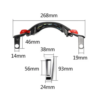 Steering Wheel M1 M2 Driving Mode Switch Button for BMW 2018-2024 F92 F93 M8 - Image 1 of 4