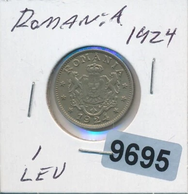 RUMANÍA - 1924 - 1 LEW - TONIFICADO AU - #9695 Foto 1 de 2