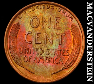 1917 Lincoln Wheat Cent - RB Choice Gem Brilliant Uncirculated Lustrous #D8385 - Picture 1 of 2