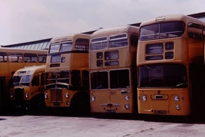1980 Original Bus Slide Yellow AEL 175B ALJ 341B Ref 8861 - Picture 1 of 1
