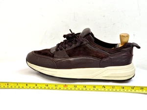 Massimo Dutti Herren Comfort Street Sneaker Leder Braun UK 9 EU 43 - Bild 1 von 9