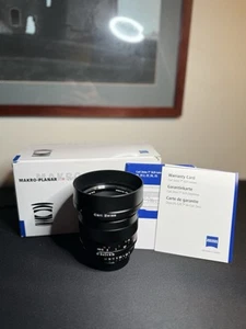 Brand New W/Box Carl Zeiss Makro-Planar T* 50mm F/2 ZF. 2 Nikon F Mount macro - Picture 1 of 10