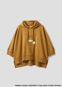 Pokemon Eevee Friends Ponchi Poncho Parka Hoodie Japan New authentic graniph - Bild 1 von 10