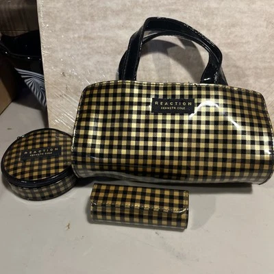 Kenneth Cole Reaction 3 Piezas Bolsa de Maquillaje Bolsa de Cosméticos Set Foto 1 de 4