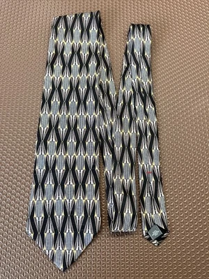 Louis Feraud 真丝领带多色 4 英寸 x 56.5 — 第 1/3 张图片