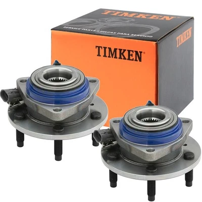 Timken Front Wheel Bearing & Hub Assembly Pair For Buick Allure Cadillac SeVille - Image 1 of 4