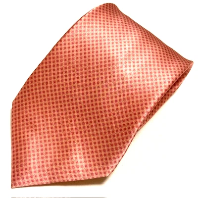 Corbata Donald J Trump Rosa Geométrica Sedosa Suave Oro Barra Signature Collection Foto 1 de 4