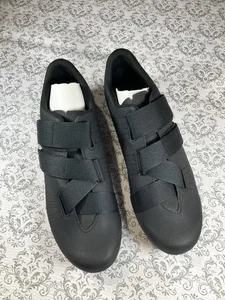 Fizik Men Tempo R5 Powerstrap Road Cycling Shoes Black Size 13 3/4 New - Picture 1 of 8