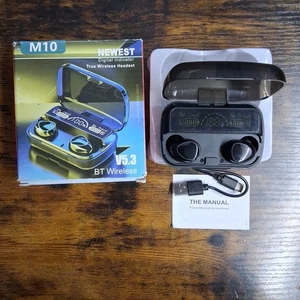 M10 Auriculares Inalámbricos Bluetooth Auriculares Impermeables Auriculares Deportivos - Imagen 1 de 4