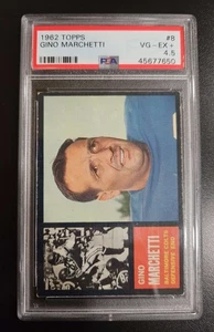 Gino Marchetti Baltimore Colts 1962 Topps #8 PSA 4,5 - Imagen 1 de 3