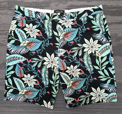Pantalones Cortos Scotch & Soda Para Hombre 36 Bermudas Florales Chino Aloha Tuesday Waikiki Hawaiano Foto 1 de 4