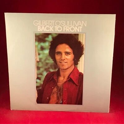 GILBERT O'SULLIVAN Back To Front 1972 UK vinyl + Insert  poster Clair original C - Image 1 of 4