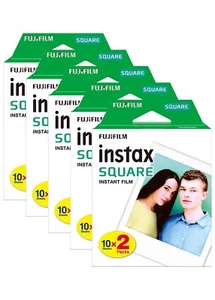 Fujifilm Instax Square Film (Kit - 100 Scatti, 20x5) - Foto 1 di 1