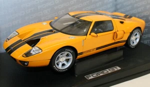 Beanstalk 1/18 Scale Metal Model Car FOR10014Y - Ford GT Concept - Yellow - Picture 1 of 5