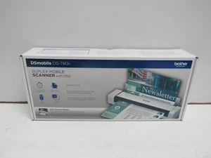 GENUINE BROTHER DS-740D DUPLEX COMPACT MOBILE DOCUMENT SCANNER - Afbeelding 1 van 1