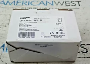 SPRECHER+SCHUH L9-1.6/3/C SER B CIRCUIT BREAKER 3 POLE 1.6A NEW - Picture 1 of 11